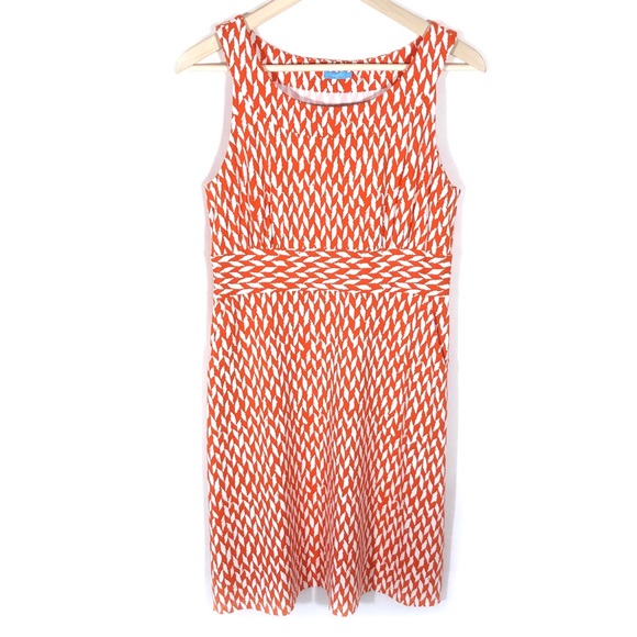 J. McLaughlin Dresses & Skirts - Med J. McLaughlin Orange White Printed Mini Dress